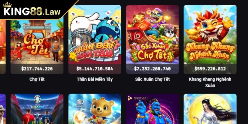 MG Điện Tử KING88 Thiên Đường Quay Hũ Săn Jackpot Siêu Khủng 3 Tính linh hoạt trong việc lựa chọn mức cược